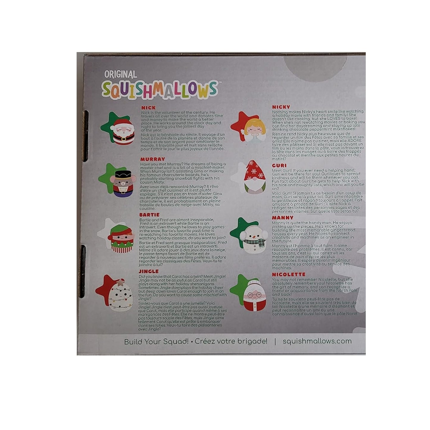 Christmas Squishmallows - Silver Box Red Band